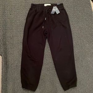 Abercrombie and Fitch mens xs fleece joggers black, new with tag